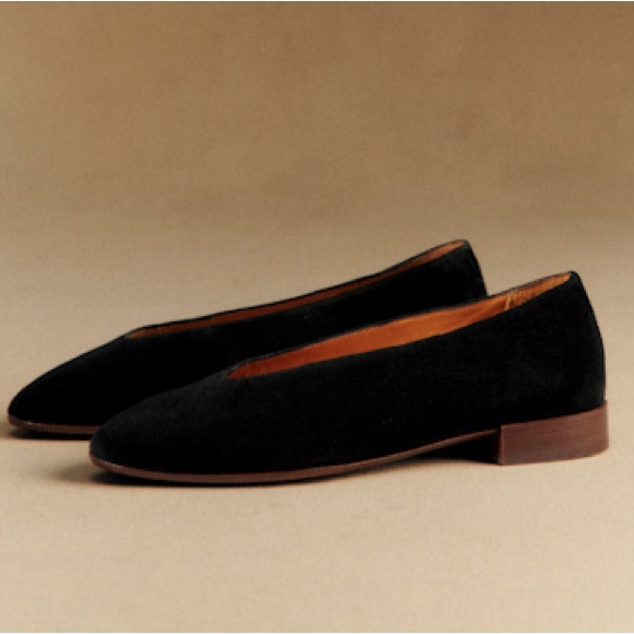 Sezane Shoes - Sezane Matilda Black Low Ballerinas Ballerina Flats 40 / 9